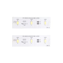 2Pcs Refrigerator LED Light Strip Bar Replacement Freezer Refrigerator Light Strip Bar Repair Part for SW BX02B DC 12V 23 V1294 YM0703 3119230016511 08