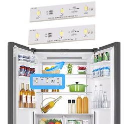 2Pcs Refrigerator LED Light Strip Bar Replacement Freezer Refrigerator Light Strip Bar Repair Part for SW BX02B DC 12V 26 V1294 YM0703 3119230016511 11
