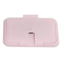 Alternative view of USB Wet Wipe Heater Constant Temperature Portable Baby Wipes Warmer for Household Car Outdoor Pink