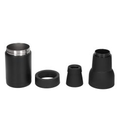 Vacuum Double Wall Stainless Steel Can Insulation and Cold Storage Tank with Bottle Opener Black