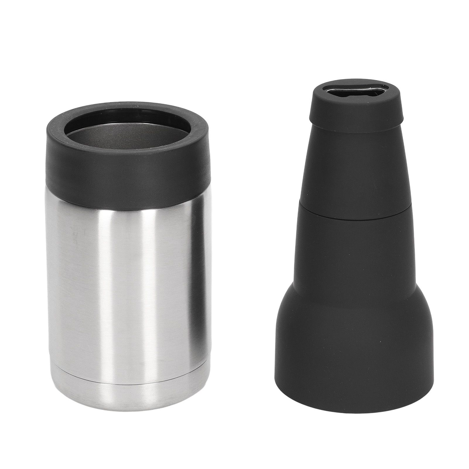 Vacuum Double Wall Stainless Steel Can Insulation and Cold Storage Tank with Bottle Opener Steel Color 3 Vacuum Double Wall Stainless Steel Can Insulation and Cold Storage Tank with Bottle Opener Steel Color - Image 3