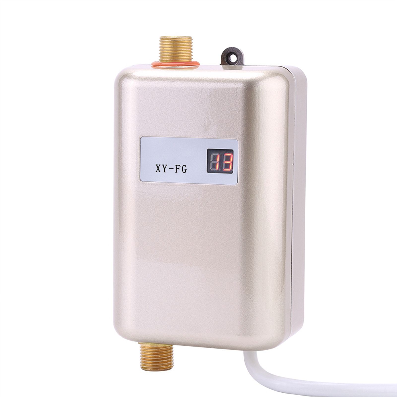 220V 3800W Mini Electric Tankless Instant Hot Water Heater Bathroom Kitchen Washing Golden 3 220V 3800W Mini Electric Tankless Instant Hot Water Heater Bathroom Kitchen Washing Golden - Image 3