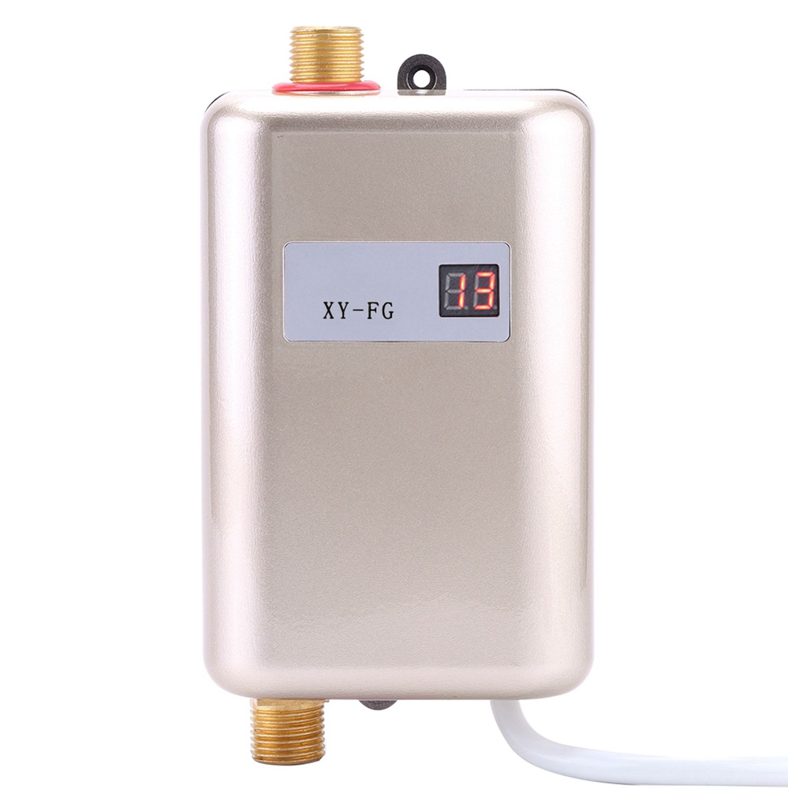 220V 3800W Mini Electric Tankless Instant Hot Water Heater Bathroom Kitchen Washing Golden 4 220V 3800W Mini Electric Tankless Instant Hot Water Heater Bathroom Kitchen Washing Golden - Image 4