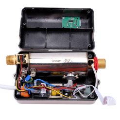 220V 3800W Mini Electric Tankless Instant Hot Water Heater Bathroom Kitchen Washing Golden 21 V1294 YM0722 JYA02273 01 07