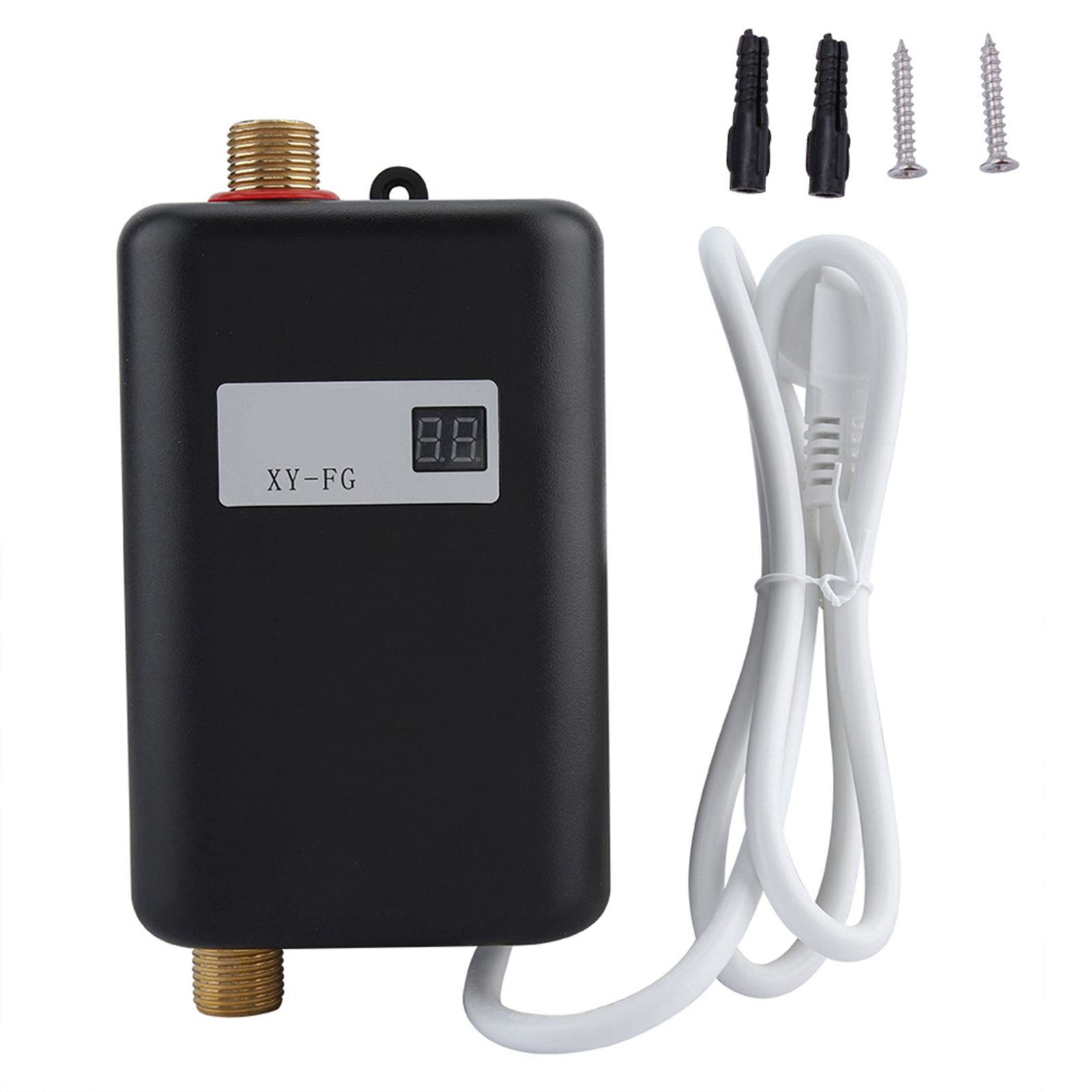 220V 3800W Mini Electric Tankless Instant Hot Water Heater Bathroom Kitchen Washing Black 1 220V 3800W Mini Electric Tankless Instant Hot Water Heater Bathroom Kitchen Washing Black