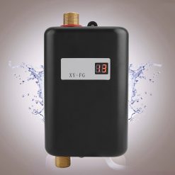 220V 3800W Mini Electric Tankless Instant Hot Water Heater Bathroom Kitchen Washing Black 13 V1294 YM0722 JYA02273 02 03