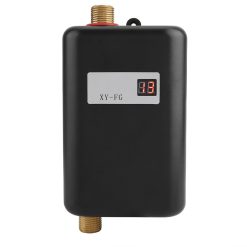 220V 3800W Mini Electric Tankless Instant Hot Water Heater Bathroom Kitchen Washing Black 15 V1294 YM0722 JYA02273 02 05