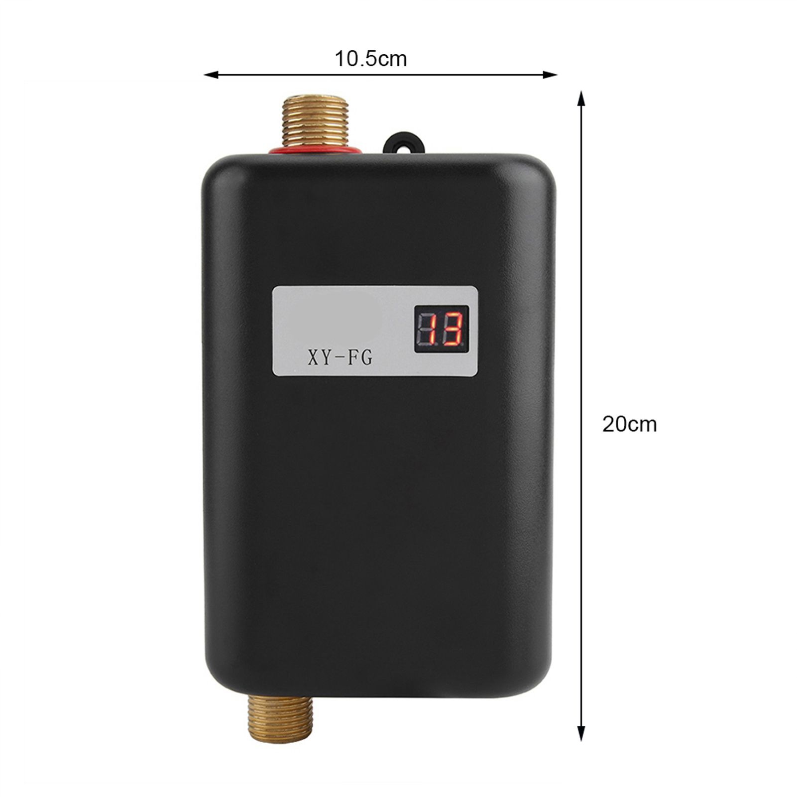 220V 3800W Mini Electric Tankless Instant Hot Water Heater Bathroom Kitchen Washing Black 10 220V 3800W Mini Electric Tankless Instant Hot Water Heater Bathroom Kitchen Washing Black - Image 10