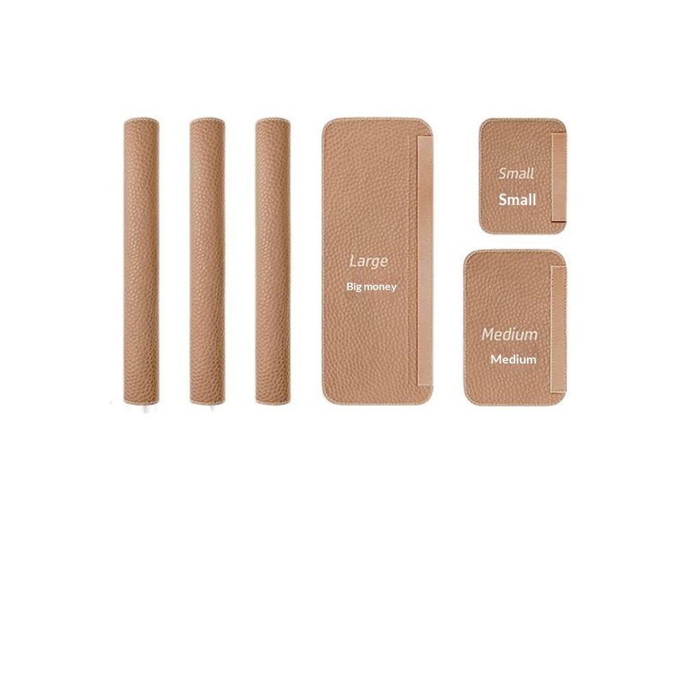 Refrigerator Door Handle Covers, 5PCS, Leather Kitchen Appliance Handle Covers Keep Your Fridge Microwave Oven Stove Dishwasher Clean,Trimmable and One Size Fits All (light brown) 1 Refrigerator Door Handle Covers, 5PCS, Leather Kitchen Appliance Handle Covers Keep Your Fridge Microwave Oven Stove Dishwasher Clean,Trimmable and One Size Fits All (light brown)