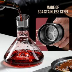 CARLA HOME Iceberg Wine Decanter with Aerator Filter and Lid 15 V178 36191 202507301346 05