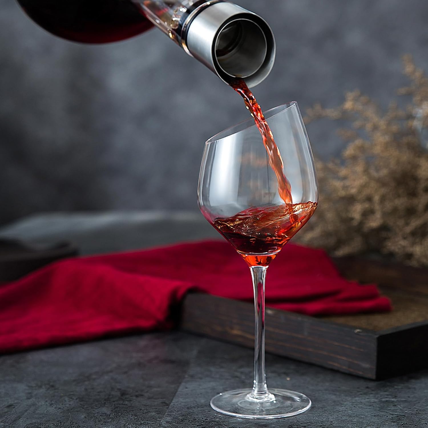 CARLA HOME Iceberg Wine Decanter with Aerator Filter and Lid 9 CARLA HOME Iceberg Wine Decanter with Aerator Filter and Lid - Image 9