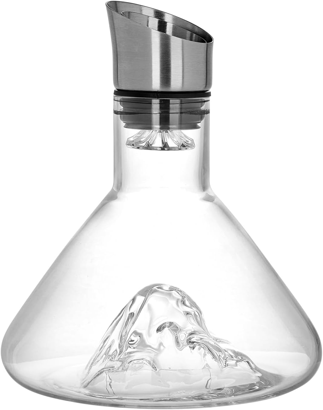 CARLA HOME Iceberg Wine Decanter with Aerator Filter and Lid 10 CARLA HOME Iceberg Wine Decanter with Aerator Filter and Lid - Image 10