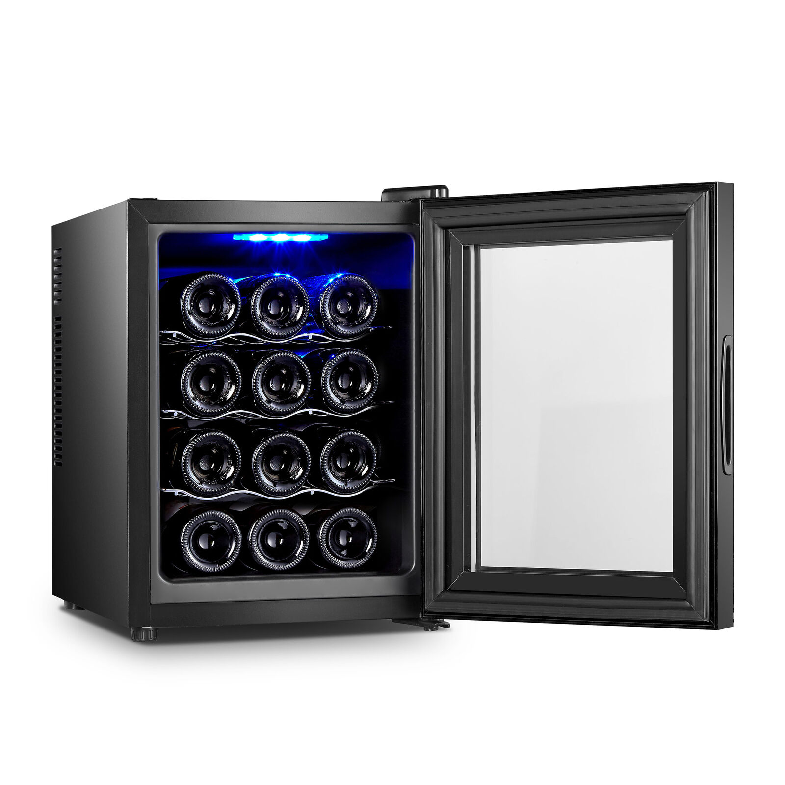 12 Bottle Thermoelectric Wine Fridge, 65W, UV Protected Glass Door, Soft LED Illumination 3 12 Bottle Thermoelectric Wine Fridge, 65W, UV Protected Glass Door, Soft LED Illumination - Image 3