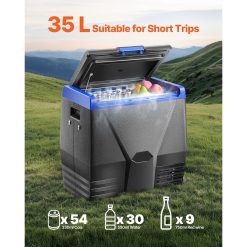 Alternative view of Portable Car Refrigerator Freezer Compressor 35L Single Zone for Car Home