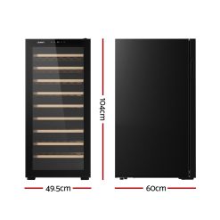 Alternative view of Devanti Wine Fridge Cooler 66 Bottles
