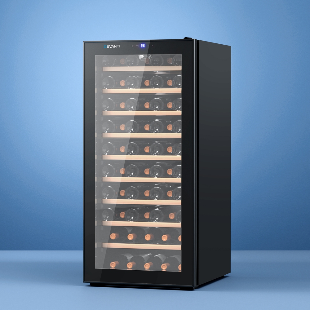 Devanti Wine Fridge Cooler 66 Bottles 1 Devanti Wine Fridge Cooler 66 Bottles