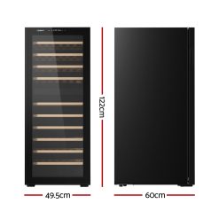 Alternative view of Devanti Wine Fridge Cooler Compressor Dual Zone 80 Bottles