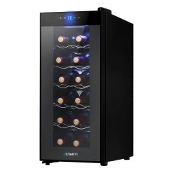 Devanti Wine Fridge Cooler 12 Bottles 15 WC 35C 12B BK 202502281900 07