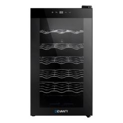 Devanti Wine Fridge Cooler 18 Bottles 10 WC 50A 18B BK 202502281900 02