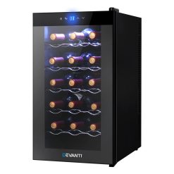 Devanti Wine Fridge Cooler 18 Bottles 15 WC 50A 18B BK 202502281900 07