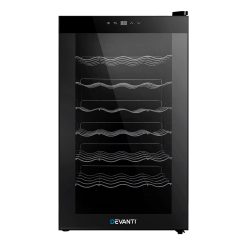 Devanti Wine Fridge Cooler 28 Bottles 10 WC 70A 28B BK 202502281900 02