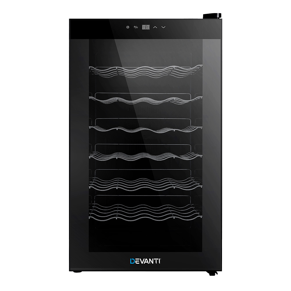 Devanti Wine Fridge Cooler 28 Bottles 3 Devanti Wine Fridge Cooler 28 Bottles - Image 3