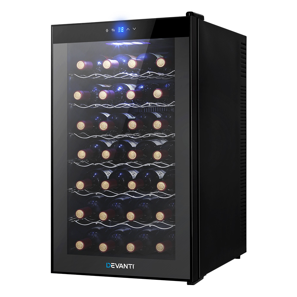 Devanti Wine Fridge Cooler 28 Bottles 8 Devanti Wine Fridge Cooler 28 Bottles - Image 8
