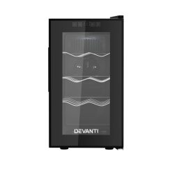 Alternative view of Devanti Wine Fridge Cooler 8 Bottles